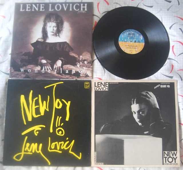 LENE LOVICH ~ 3 x AUSSIE 12" SINGLES COLLECTION 1981-89 L@@K