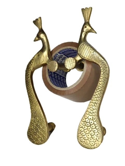 Golden Peacock Shape Victorian Style Handmade Solid Brass Door Handle Pull Knobs