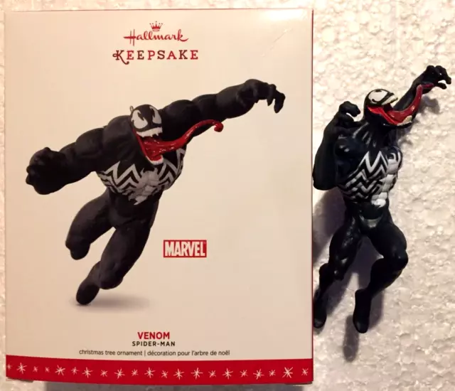 HALLMARK~ 2016 ~  VENOM ~ SPIDER-MAN ~Keepsake Ornament~VHTF~MARVEL~NM-