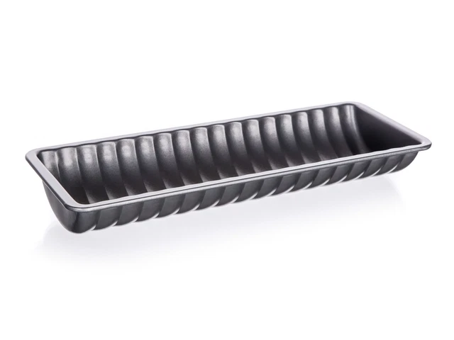 Halbrunde Backform Rehrückenform Antihaft-Beschichtung 31,5 x 12 cm - CULINARIA
