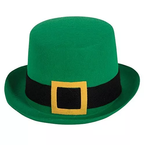 Bristol Novelty BH683 St. Patricks Day Top Hat Costume   1 Piece   Green     One