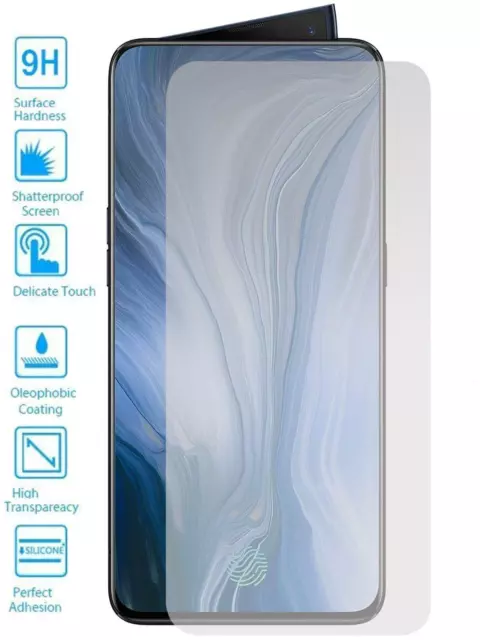 Lote Protector de Pantalla Cristal Templado Vidrio 9H para Oppo Reno 10X Zoom