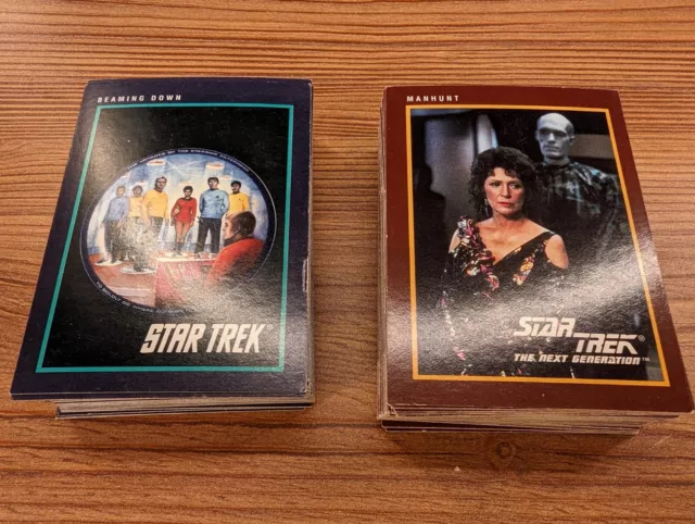 1991 Star Trek 25th Anniversary Series ToS And TNG Trading Cards. ~115 randoms