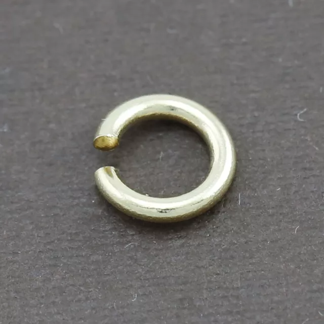 Genuine 9CT Solid Yellow Gold Open Jump Ring 2 - 7mm - 1 Unit 2