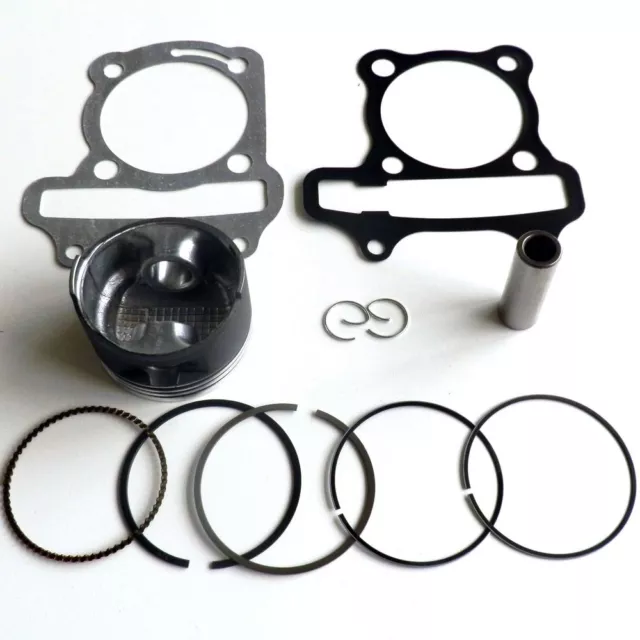 57.4mm 150cc Piston Rings Gasket GY6 Engine 157QMJ Scooter Moped Parts