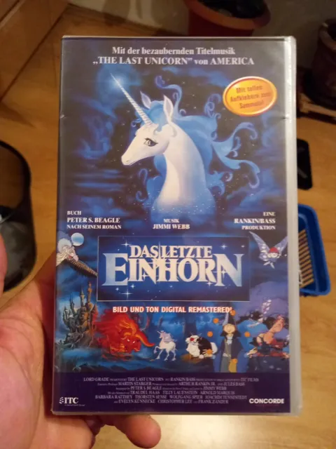 Das Letzte Einhorn (VHS, 86 Minuten) -Bild und Ton Digital Remastered (940)