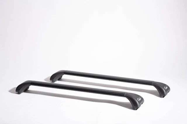 Barras de Techo Negro Peugeot 3008 Barandilla Bajo + Llave Antirrobo/Homologado