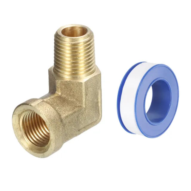 1Pcs 1/8" NPT Male x 1/8" NPT Female 90 Degree Street Brass Elbow Pipe Fitting