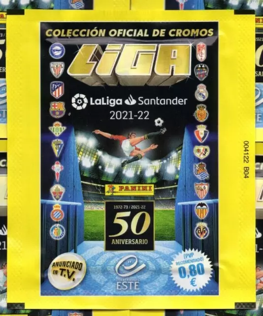 1 Sobre De Cromos Sin Abrir La Liga 2021-22 Este Panini 21/22  Messi ?