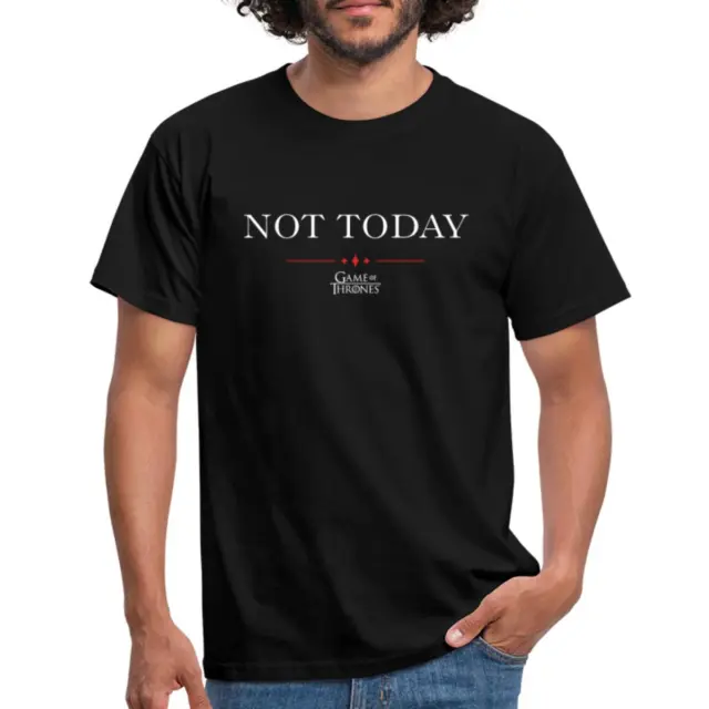 Game Of Thrones Not Today Spruch Männer T-Shirt