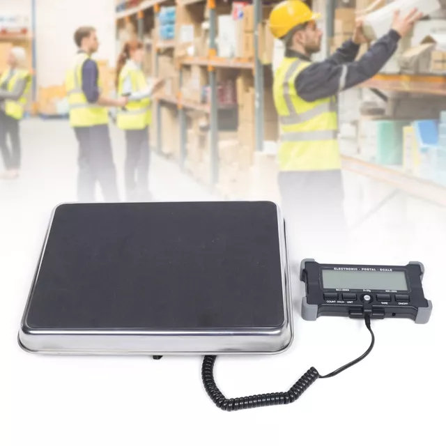 200kg Digital Shipping Postal Parcel Scale 440Lbs Weigh LCD Display+USB Cable US