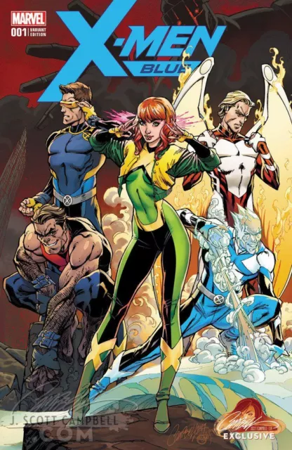X-Men Blue 1 J Scott Campbell Variant A Nm Uncanny Wolverine