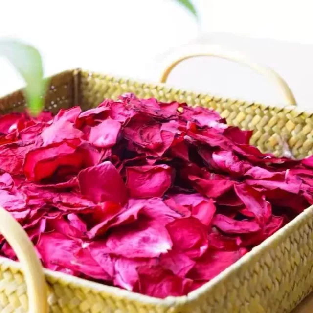 Rose Petals Burgundy Organic Dried ~ 100% Premium ~ Wedding Party Decor