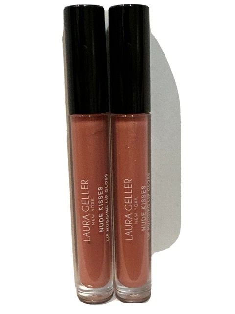 2 × Laura Geller Nude Kisses Lip Gloss Sun Kissed  2.9ml Brand New