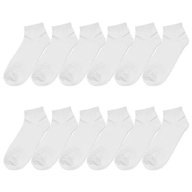 Falari 12-Pack Boy Toddler Kids Cotton Ankle Socks