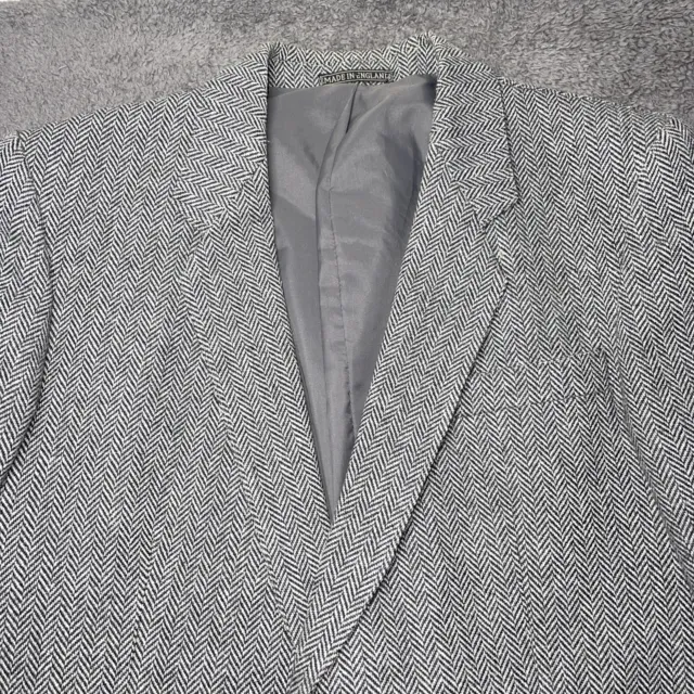 Giacca abito da uomo Hepworths misto lana tweed made in England taglia 40 2