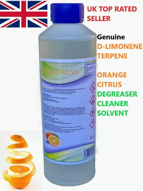 D Limonene Orange Terpene 9ml - 5L Citrus Degreaser Solvent Cleaner FREE P&P