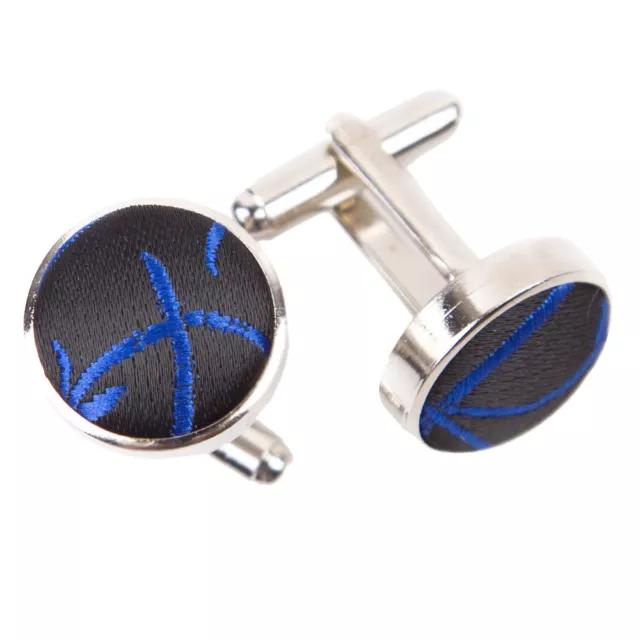 Mens Cufflinks Solid Plain Patterned Floral Spotted Wedding Cuff Links by DQT