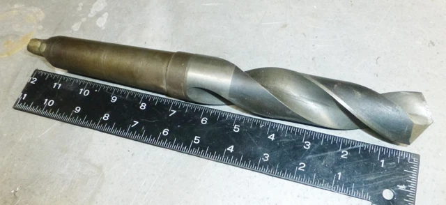 1 - 3/8" O.d. Hss Twist Drill Bit Morse Taper #4 Shank Mt4 Usa