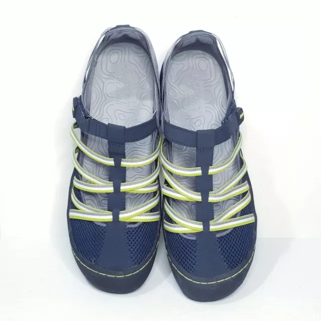 JBU  WOMENS Shoes 11 J-Sport Jetty Encore VEGAN Sandals BLUE Mesh JAMBU 3