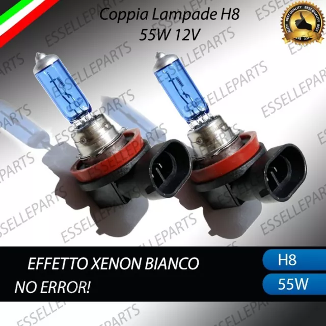 Lampade Lampadine Blue H8 Effetto Xenon Luci Fendinebbia Per Peugeot 308 308 Cc