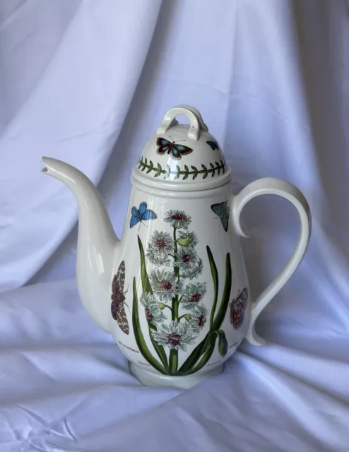 Rare Vintage PORTMERION Botanic Garden Coffee Pot Hyacinth Antique