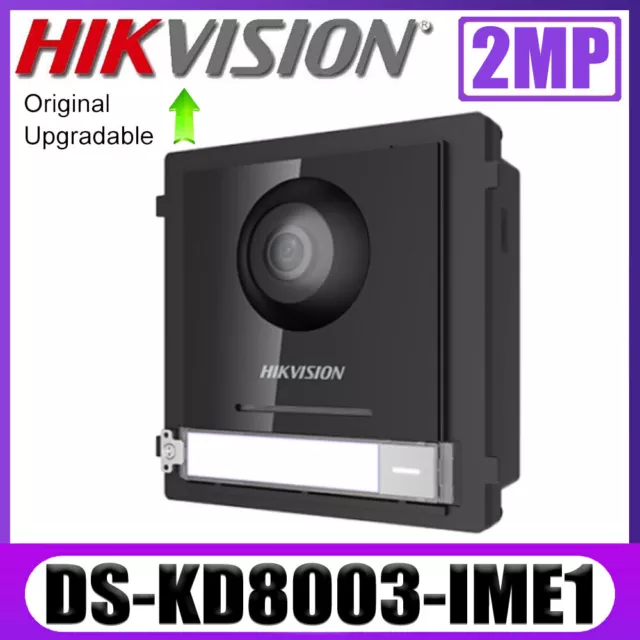 New Hikvision DS-KD8003-IME1 KD8 Series Pro Modular Door Station W/ Flush Mount