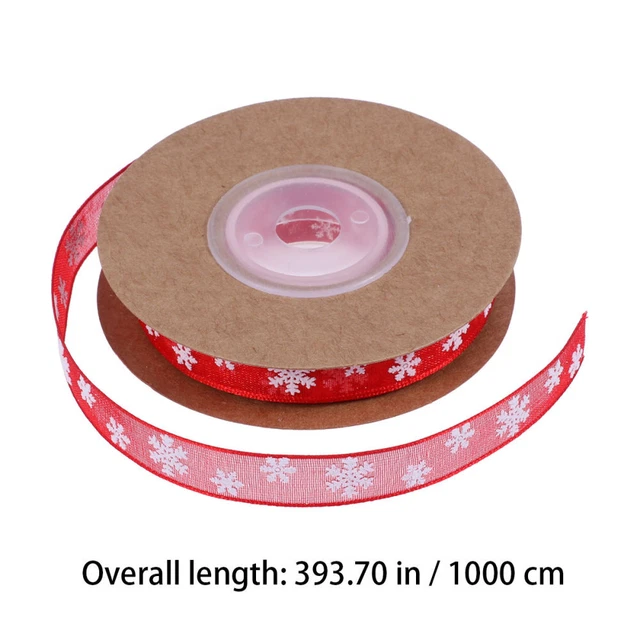 2x Weihnachten Band Geschenk Verpackung Band Diy Verpackung Handwerk Satin Band 7
