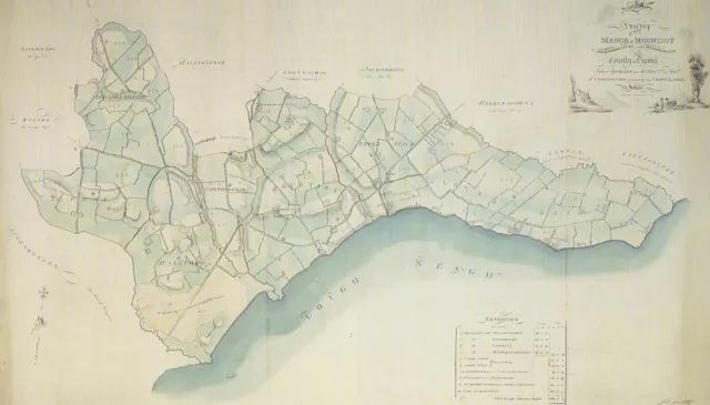 Mountjoy Manor Clonoe Co Tyrone  Ireland 1822  Magnificent Hardback Plan-Map