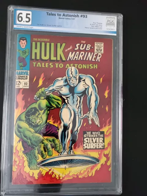 Tales to Astonish #93 PGX 6.5 -- 1967 -- Silver Surfer Hu