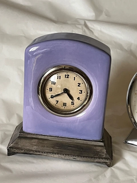 Orologio Da Tavolo Anni 60 In Ceramica France Made