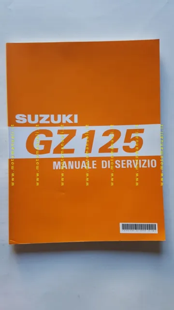 Suzuki GZ 125 MARAUDER 1998 manuale officina ITALIANO originale WORKSHOP MANUAL