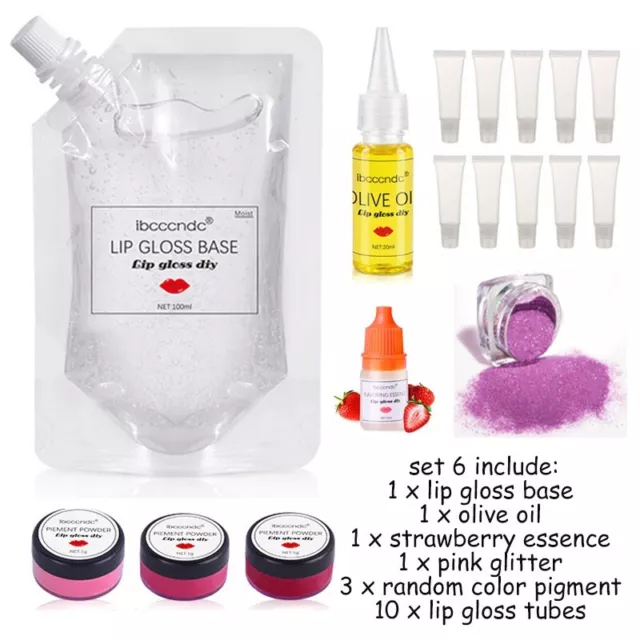 Liquid Crystal Glow Lip Gloss Lipstick Mermaid Pigment Glitter Lip Plumper♡