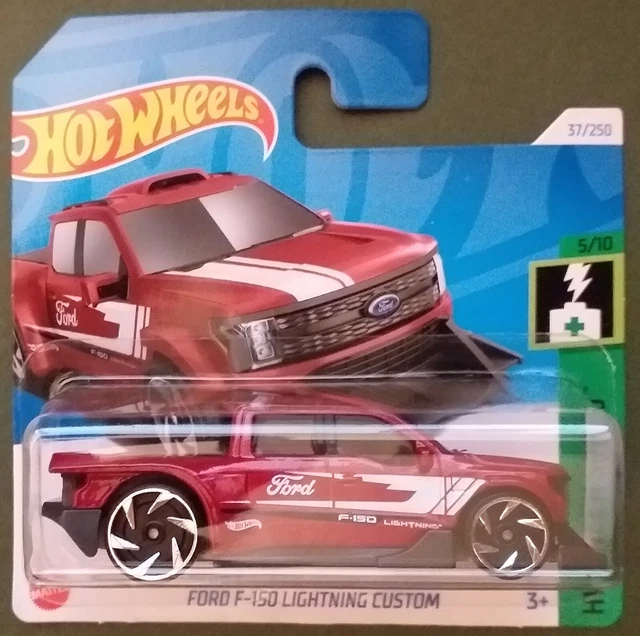 HOT WHEELS 2024 HW Green Speed Ford F150 Lightning Custom Red 5/10 Long Card EUR 5,25 PicClick IT
