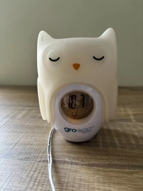 GRO EGG ORLA The Owl Baby Room Temperature Thermometer Colour