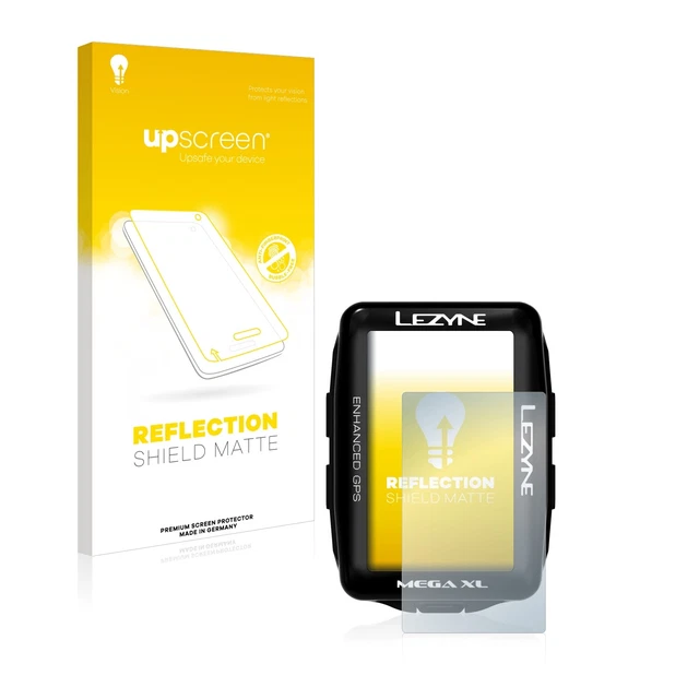 upscreen Entspiegelungs Schutzfolie für Lezyne Mega XL GPS Matt Antireflex