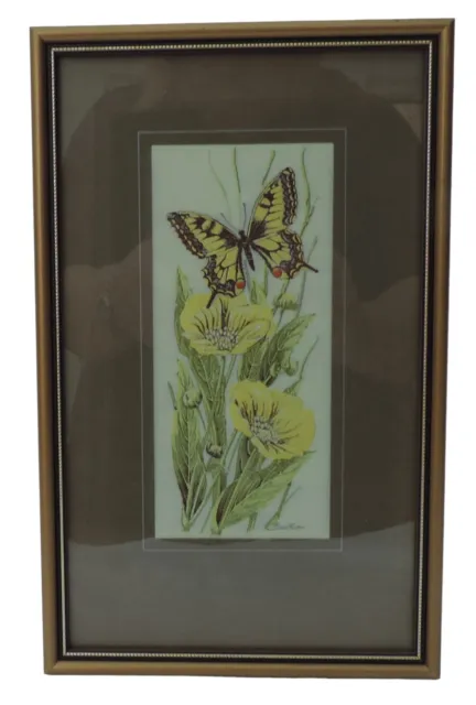 Cash's of Coventry Silk Woven Picture - Butterflies - Swallowtail