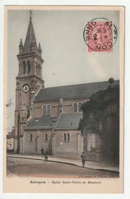 ALENCON - Orn - CPA 61 - the Church of Saint Pierre de Montsort