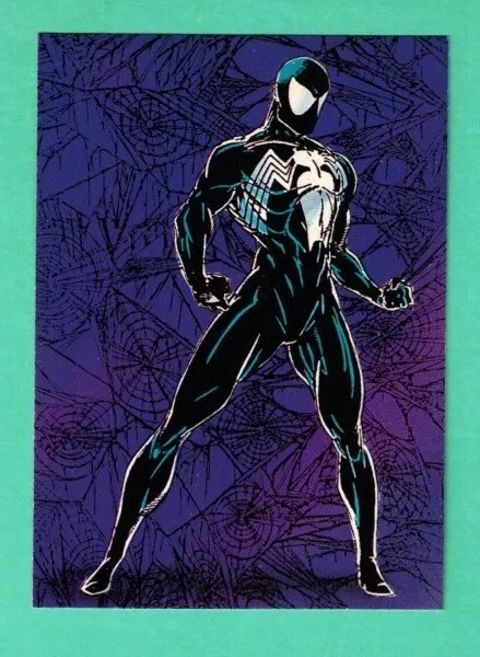 (1) Spider-Man  1992  Marvel # 75 Black Costume Mcfarlane Era Card (H4543)