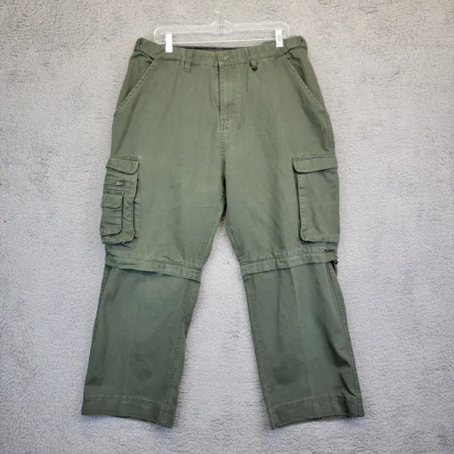 Boy Scouts Of America Switchback Convertible Uniform Pants Youth 36 Green 34X26