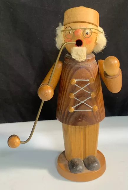 Vtg German Smoker Incense Burner Man With Zensuren *NO NEWSPAPER* Smoking Pipe