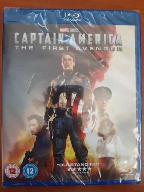 Captain America The First Avenger Blu Ray - New & Sealed Region B Free Post