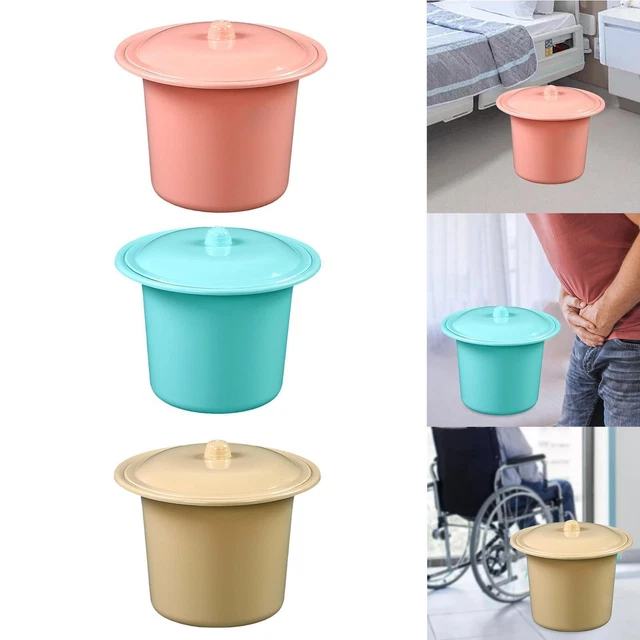 Portable crachoir PP en plastique avec couvercle pot d'urinoir pour les