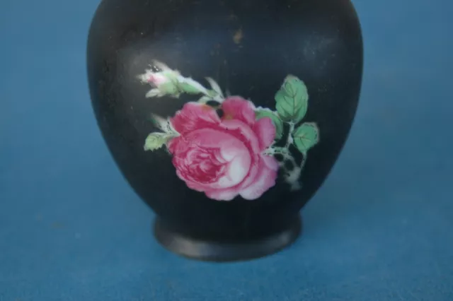 alte Porzellan Vase mit Rosen Motiv - Bavaria - ca. 10cm 3