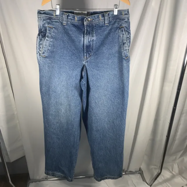 Vintage Parasuco Jeans Mens Size 38x33 Baggy Denim Wide Leg 90’s Y2k Jnco Style