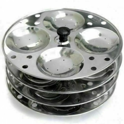 Piastre Idli Idli Steamer Idli Sancha 100% Acciaio Inossidabile 4 Piatti Raco Fine Qualità Idli Steamer Idli Sancha Accessori da Cucina 4 Tier - 16 Idli 