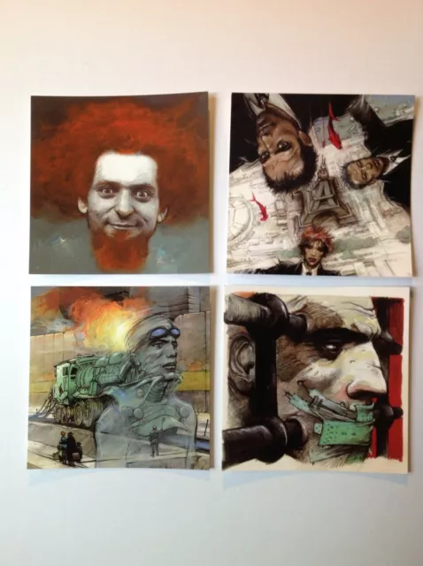 Enki BILAL lot 4 cartes postales Christian DESBOIS