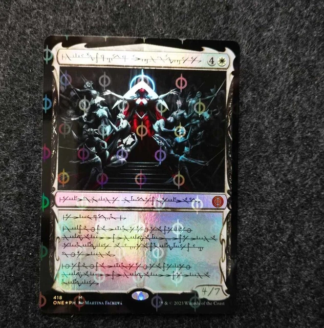 ELESH NORN, MOTHER Of Machines PHYREXIAN TEXT Step and Compleat FOIL NM ...