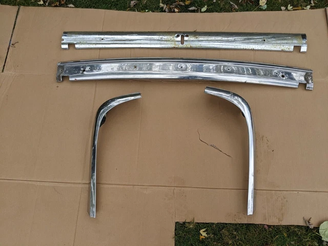 1960 Chrysler Dodge Plymouth Convertible Windshield Header Post Molding Trim 61