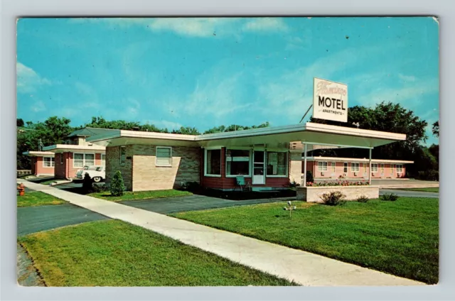 Rochester, MN-Minnesota, Flamingo Motel, Advertising, Vintage Postcard